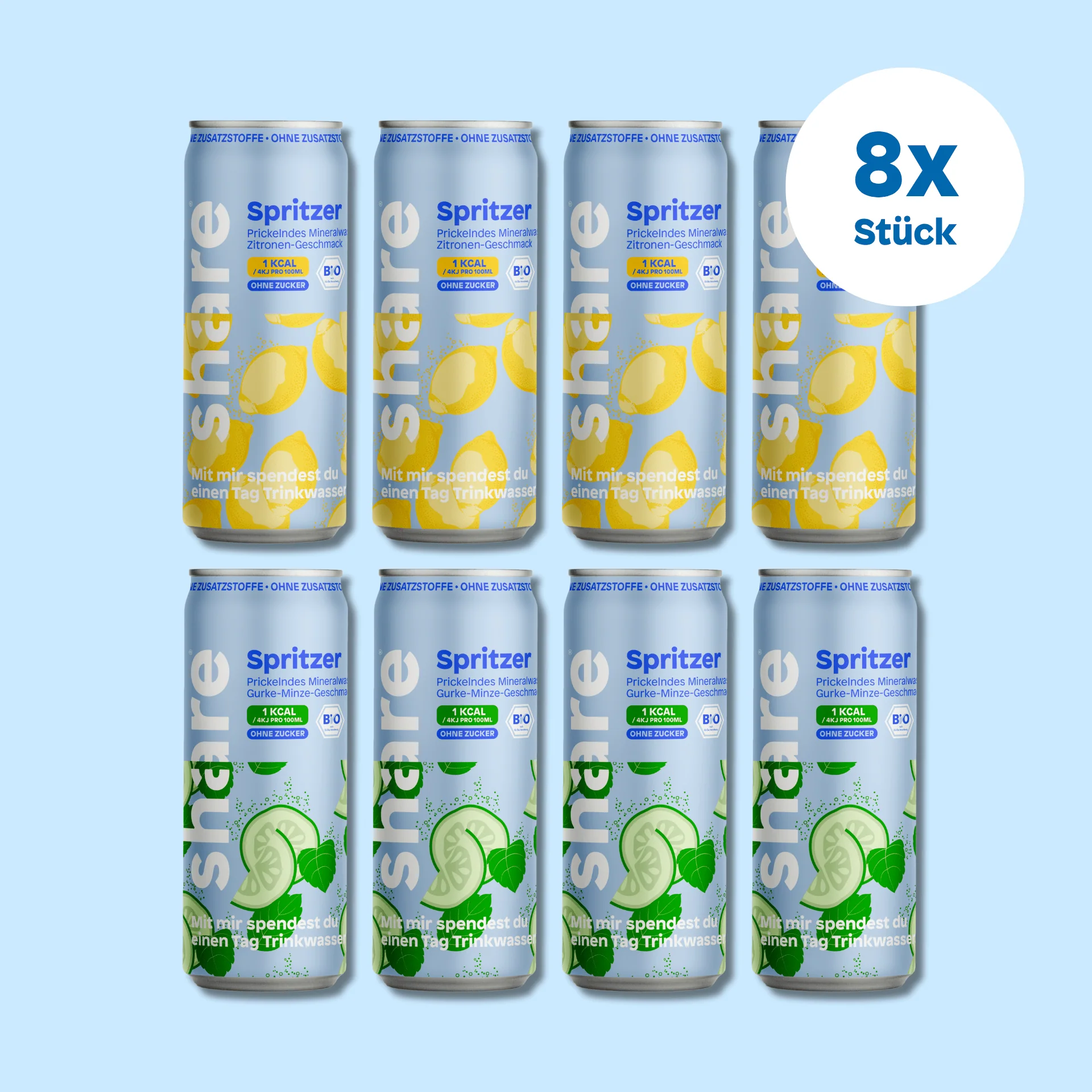 Bio Spritzer - Wasser mit Geschmack ohne Zucker